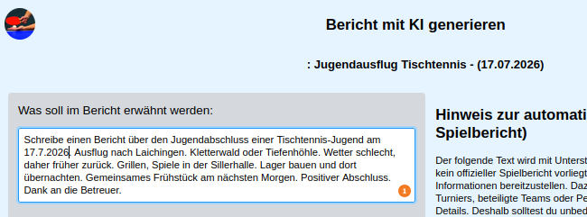 Besondere Vorkommnisse